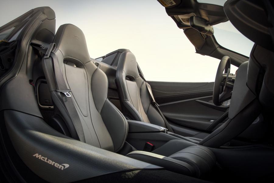 Интерьер McLaren 720S Spider 2019 года  (NA) (фото 21 из 58)